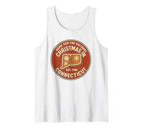 Camisa de Navidad en Connecticut para el hogar, Vacaciones, Familia, a Juego Camiseta sin Mangas