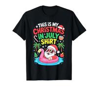 Camisa de Navidad Familiar a Juego con Texto en inglés This Is My Christmas In Camiseta gráfica económica