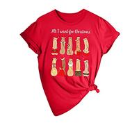 Camisa de Navidad FEA para Mujer para Hombre Camisa de Papá Noel Navidad Sucia Camiseta Divertida de Navidad Regalo para Navidad Regalo Secreto de Papá Noel Camisetas a Juego