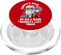 Camisa de Navidad traviesa para Mujer, Saco de Papá Noel, Juego de Palabras inapropiado PopSockets PopGrip para MagSafe