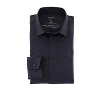 Olymp Luxor 24 / Siete Hombre Camisa Estilo de Negocios Azul 120264 18 Marina