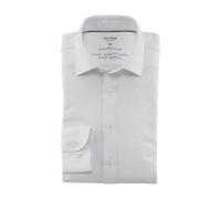 OLYMP Camiseta de manga larga para hombre, de punto Level Five, tejido transpirable, cuello NY Kent, Blanco 00, 40
