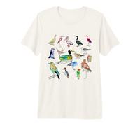 Camisa de pájaro Carpintero pelícano Pato Sandpiper gorrión Ganso Camiseta Premium