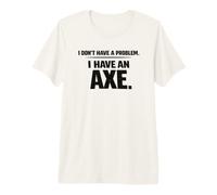 Camisa de papá lanzando Hacha de leñador Camiseta Premium