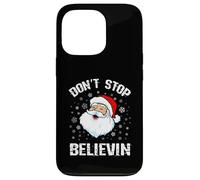 Camisa de Papá Noel de Don't Stop Believing Divertida Navidad Carcasa para iPhone 13 Pro