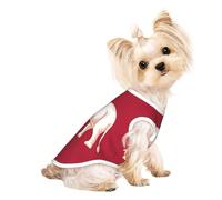 Camisa de perro con estampado de bandera de soberanía siamesa, camisa de verano para perro, suave y cómoda, ropa para cachorros para perros pequeños y gatos