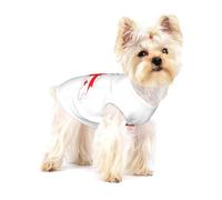 Camisa de perro con estampado de mapa de Georgia con la bandera de Georgia, chaleco para razas pequeñas como chihuahuas, yorkies y cachorros