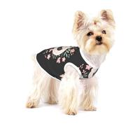 Camisa de perro con estampado de piel de serpiente en blanco y negro, chaleco para razas pequeñas como chihuahuas, yorkies y cachorros