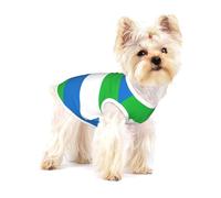 Camisa de perro con la bandera de Sierra Leona, chalecos para mascotas, camiseta de algodón estampada para perros pequeños, cachorros y gatos