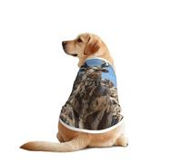 Camisa de perro Deer on The Cliff para perros grandes y medianos, camisetas de malla transpirable para mascotas, perfectas para el uso diario y ocasiones especiales
