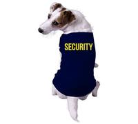 Camisa de perro divertida para mascotas - Tea de disfraz de seguridad con estampado amarillo atrevido - mezcla de algodn liviano para perros pequeo