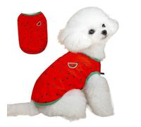 Camisa de perro pequeño, ropa de mascotas para perros pequeños | Chaleco de cachorro de mascota | Camisa de gato para perros suave y transpirable, ropa de atuendo de piña de sandía linda para perros p