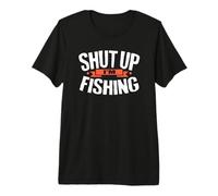 Camisa de Pesca Shut Up I'm Fishing Shirt Funny Fisherman Camiseta Premium