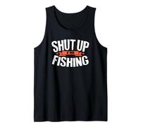 Camisa de Pesca Shut Up I'm Fishing Shirt Funny Fisherman Camiseta sin Mangas