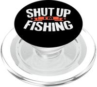 Camisa de Pesca Shut Up I'm Fishing Shirt Funny Fisherman PopSockets PopGrip para MagSafe