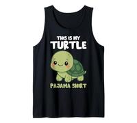 Camisa de Pijama con diseño Bonito de This Is My Turtle Camiseta sin Mangas