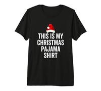 Camisa de Pijama Divertida con Texto en inglés This Is My Christmas Camiseta Premium
