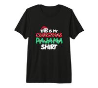 Camisa de Pijama Divertida con Texto en inglés This Is My Christmas Camiseta Premium