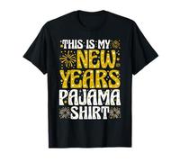 Camisa de Pijama Divertida con Texto en inglés This Is My New Year 2026 Camiseta
