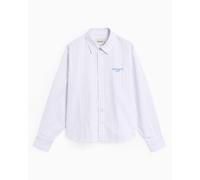 Camisa de rayas Crop Carhartt WIP Cassel para mujer Ref. I035299-35FXX Color Blanco Talla M