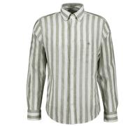 Camisa De Rayas De Lino Y Algodón Regular GANT Para Hombre