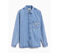 Camisa de rayas Denim Carhartt WIP Rylan para hombre Azul L
