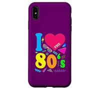 Camisa de Regalo para Mujeres, Hombres y niñas, con Texto en inglés I Love The 80's Shirt Carcasa para iPhone XS MAX