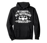 Camisa de regalo para novias con texto en inglés "My Boyfriend Is Wrestler Sudadera con Capucha