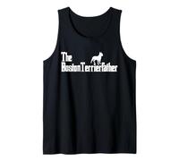 Camisa de Regalo para papá con Perro Boston Terrier de The Boston Terrier Father Camiseta sin Mangas