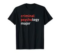 Camisa de regalo principal de psicología criminal para estudiantes de psicología Camiseta