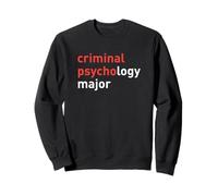 Camisa de Regalo Principal de psicología Criminal para Estudiantes de psicología Sudadera