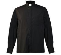 Camisa de Sacerdote Camisa de Iglesia Católica para Hombres Clero Episcopal Cuello Alto Sacerdote Misionero Sacerdote Camisa Romana Top-XL-Hombres