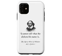Camisa de Shakespeare con cita de Las alegres esposas de Windsor Carcasa para iPhone 11