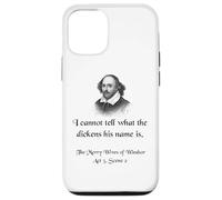 Camisa de Shakespeare con cita de Las alegres esposas de Windsor Carcasa para iPhone 12/12 Pro