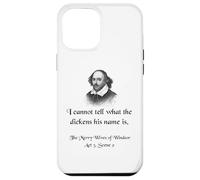 Camisa de Shakespeare con cita de Las alegres esposas de Windsor Carcasa para iPhone 12 Pro Max
