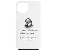 Camisa de Shakespeare con cita de Las alegres esposas de Windsor Carcasa para iPhone 13