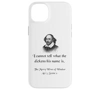 Camisa de Shakespeare con cita de Las alegres esposas de Windsor Carcasa para iPhone 14 Plus
