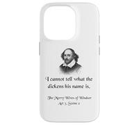 Camisa de Shakespeare con cita de Las alegres esposas de Windsor Carcasa para iPhone 14 Pro