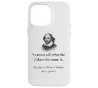 Camisa de Shakespeare con cita de Las alegres esposas de Windsor Carcasa para iPhone 14 Pro Max