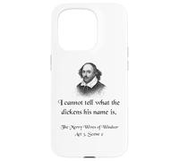 Camisa de Shakespeare con cita de Las alegres esposas de Windsor Carcasa para iPhone 15 Pro