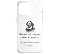 Camisa de Shakespeare con cita de Las alegres esposas de Windsor Carcasa para iPhone 16 Pro