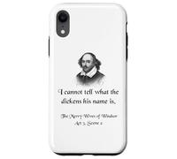 Camisa de Shakespeare con cita de Las alegres esposas de Windsor Carcasa para iPhone XR