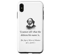 Camisa de Shakespeare con cita de Las alegres esposas de Windsor Carcasa para iPhone XS Max