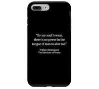 Camisa de Shakespeare de My Soul I Swear Quote Shakespeare Cita Carcasa para iPhone 7 Plus/8 Plus