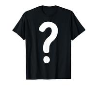 Camisa de signo de interrogación para parejas, hombres, mujeres, niños, disfraz de Guess Who Camiseta