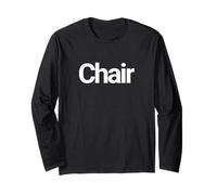 Camisa de Silla That Says - Un diseño Que Dice Silla Manga Larga