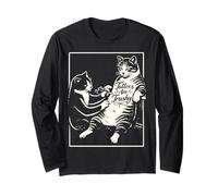 Camisa de Tatuaje de Gato Que da los Tatuajes Divertidos Son Basura Manga Larga