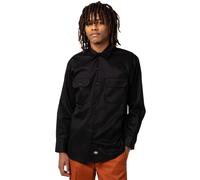 Camisa De Trabajo Dickies De Manga Larga Para Hombre Color Negro