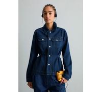 Camisa de vaqueros entallada Dark Blue M
