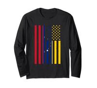 Camisa de Venezuela - Venezuela USA America Flag Hombres Mujeres Niños Manga Larga